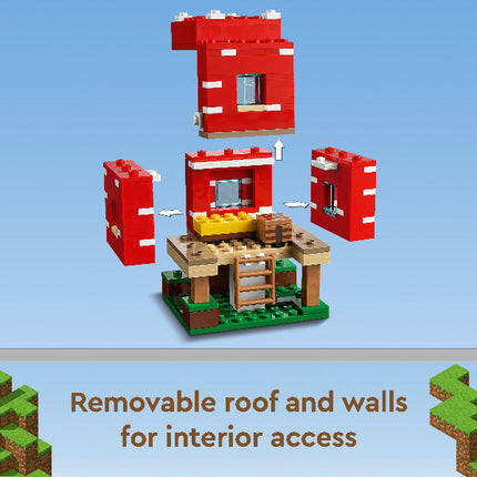 LEGO® Minecraft® The Mushroom House Building Kit 21179