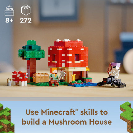 LEGO® Minecraft® The Mushroom House Building Kit 21179