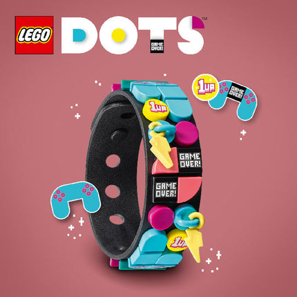 LEGO® DOTS Gamer Bracelet with Charms DIY Craft Bracelet Kit 41943