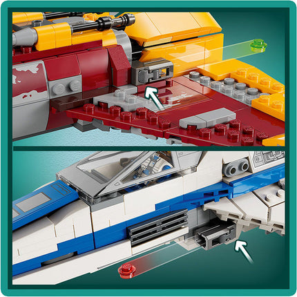 LEGO® Star Wars™ New Republic E-Wing™ vs. Shin Hati’s Starfighter™ 75364