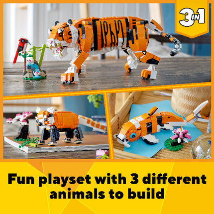 LEGO® Creator 3in1 Majestic Tiger Building Kit 31129