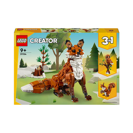 LEGO® Creator 3in1 Forest Animals: Red Fox Building Toy 31154