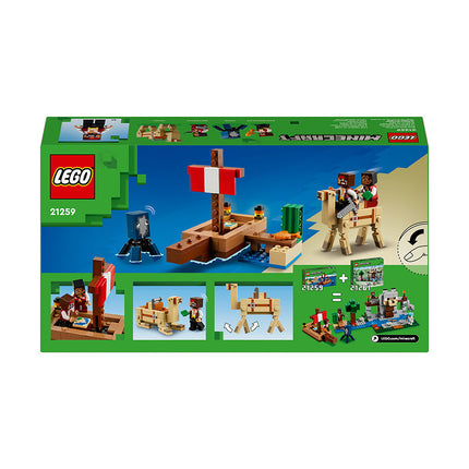 LEGO® Minecraft® The Pirate Ship Voyage Building Toy Set 21259