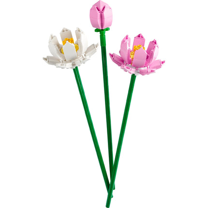 LEGO® Lotus Flowers Desk Decoration Set 40647