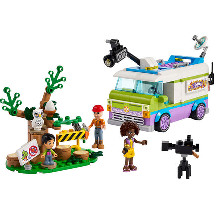 LEGO® Friends Newsroom Van Building Toy Set 41749