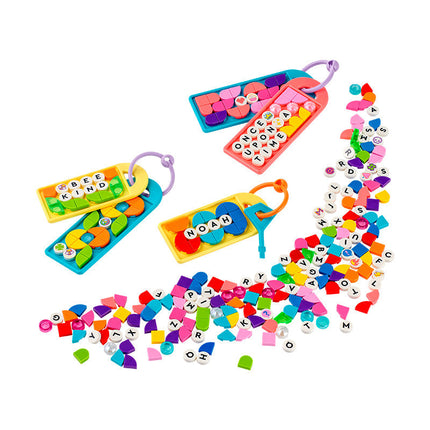 LEGO® DOTS Bag Tags Mega Pack – Messaging DIY Craft Kit 41949