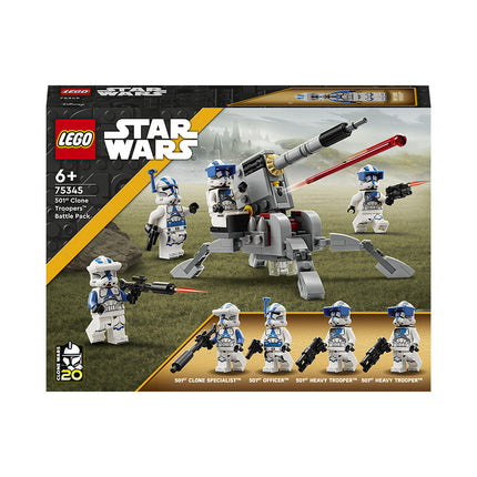 LEGO® Star Wars™ 501st Clone Troopers™ Battle Pack Building Toy Set 75345