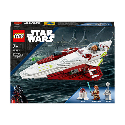 LEGO® Star Wars™ Obi-Wan Kenobi’s Jedi Starfighter™ Building Kit 75333